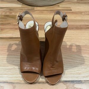 Vince Camuto Brown Ankle Booties